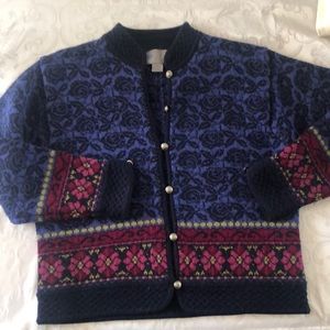 Wool Squaw Valley XL Cardigan Sweater with buttons